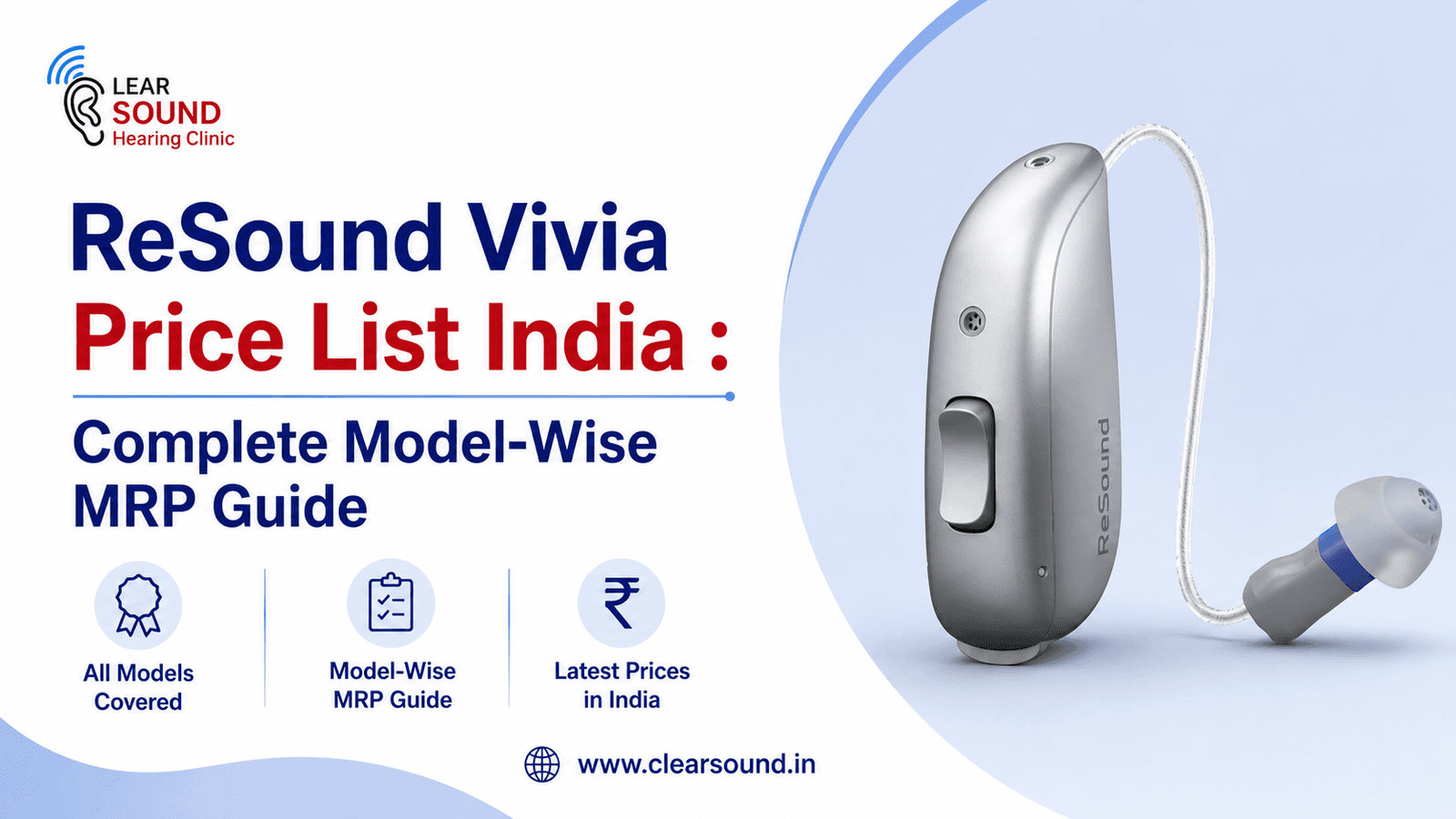 ReSound Vivia Price List India (2026): Complete Model-Wise MRP Guide