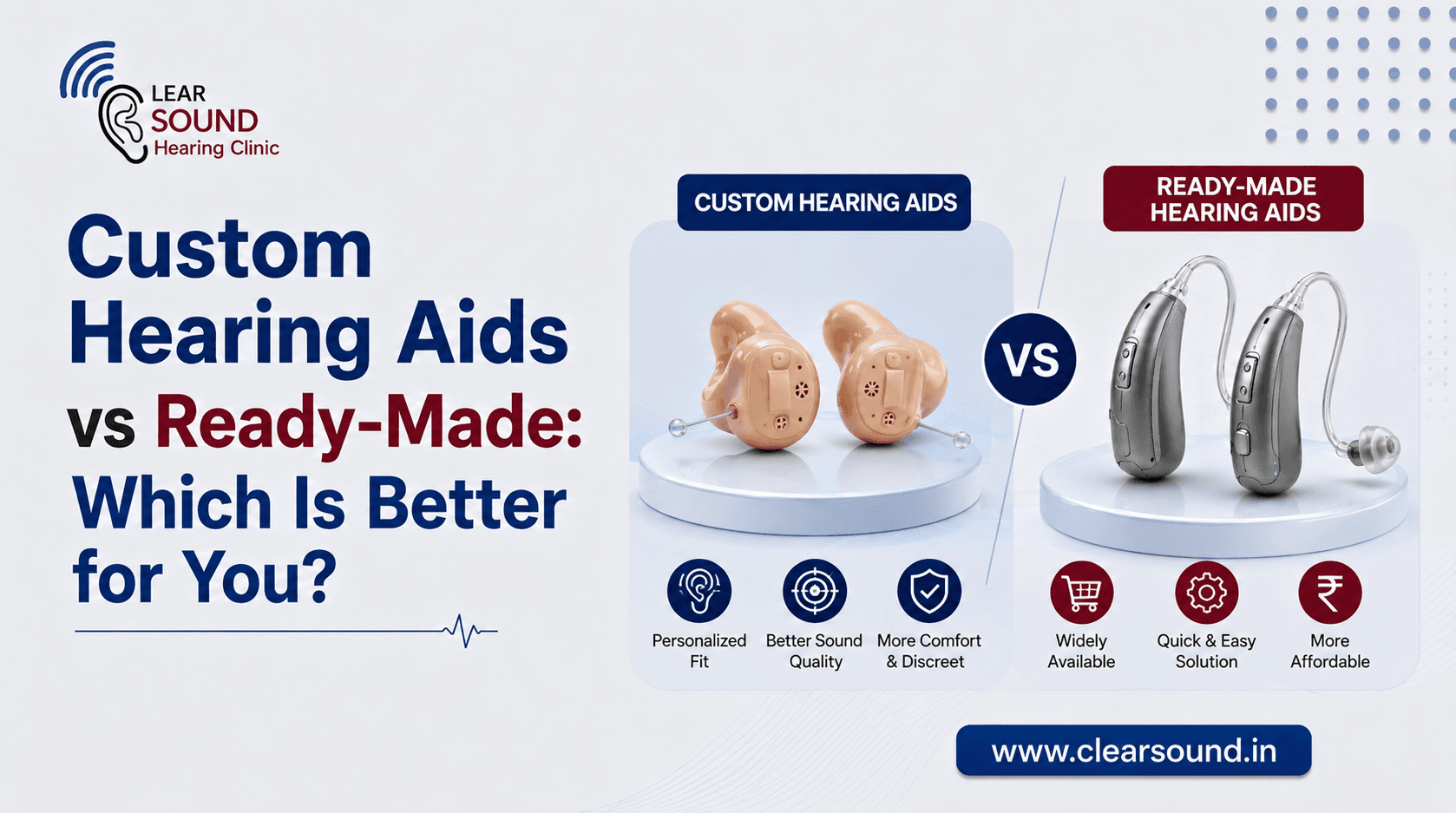 Custom Hearing Aids vs Ready-Made: Which Is Better for You?